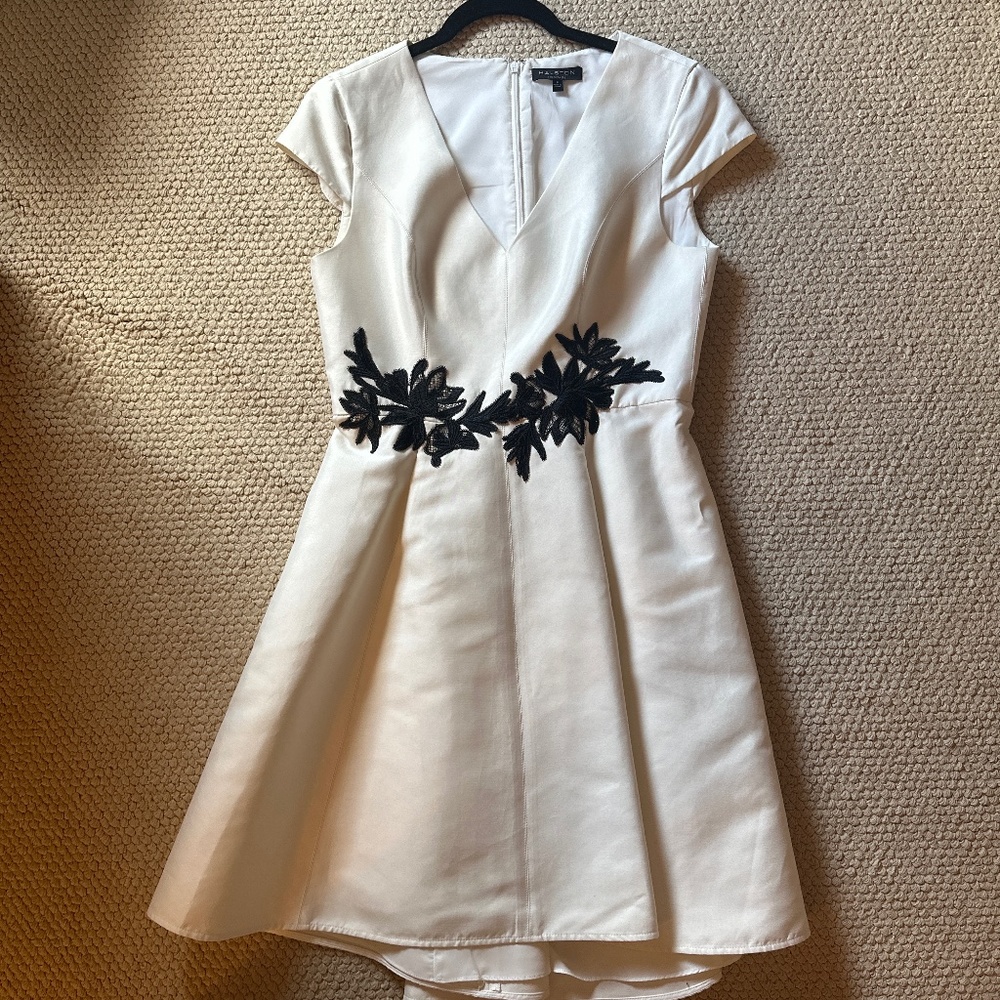 Halston Heritage High/Low Cocktail Dress